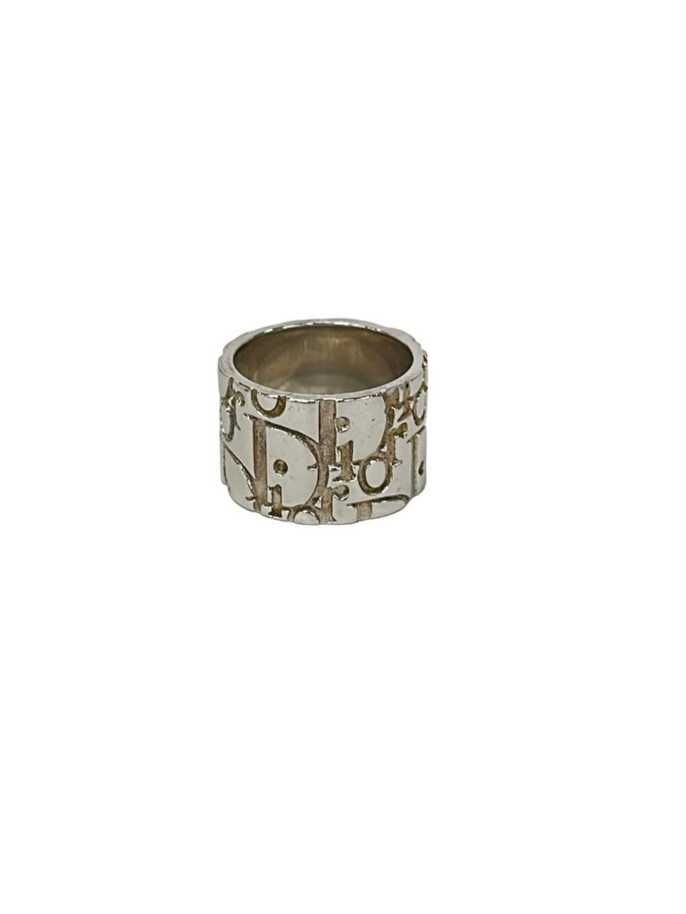 Dior Ring Silver Logo Glam
